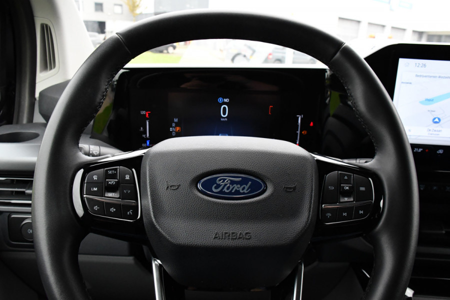 Ford Transit Custom 320 2.0 TDCI L2H1 Sport DC Black Edition Virtual, Adaptieve Cruise, Carplay, LED, 2 x Schuifdeur, 170pk, Stoelverwarming, Sensoren, BOM VOL!