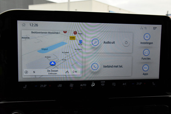 Ford Transit Custom 320 2.0 TDCI L2H1 Sport DC Black Edition Virtual, Adaptieve Cruise, Carplay, LED, 2 x Schuifdeur, 170pk, Stoelverwarming, Sensoren, BOM VOL!