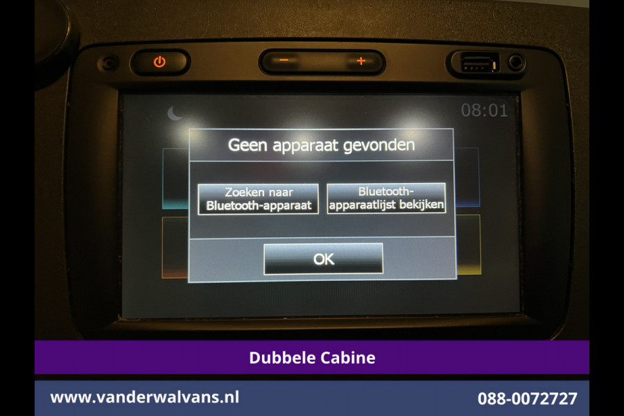 Opel Movano 2.3 Turbo 146pk L2H2 Dubbele cabine Euro6 Airco | Imperiaal | Omvormer | 2500kg Trekhaak Navigatie, Camera, Cruisecontrol, Parkeersensoren, 5-zits