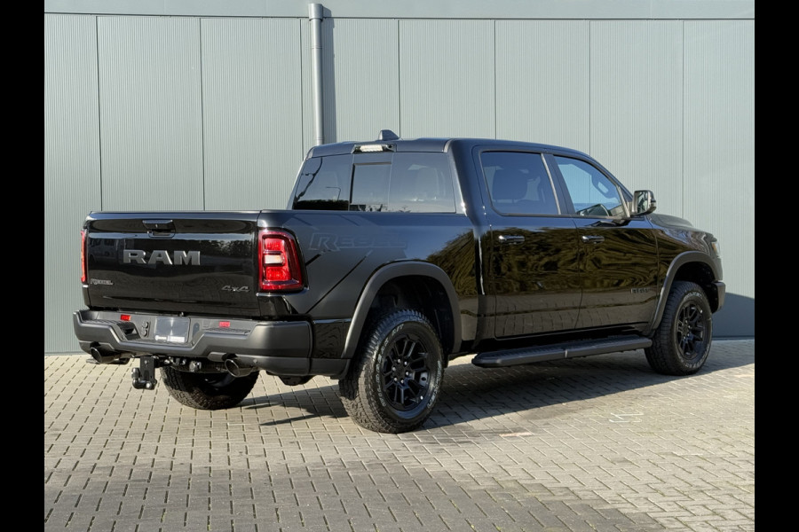 Dodge Ram 1500 3.0 420 PK REBEL PREMIUM / LUCHTVERING / 2025 MODEL / NIGHT EDITION / PANO / 360 CAMERA / TREKHAAK / 3500 KG AHG