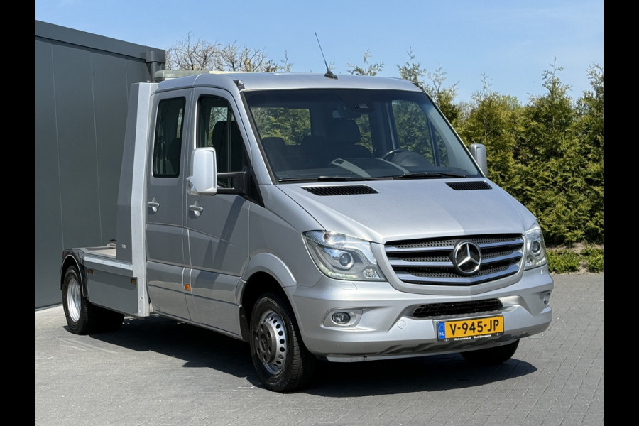 Mercedes-Benz Sprinter 519 3.0 CDI V6 E6 WB 433 5.0 T / BE-TREKKER 8 TONS / 1e EIG ALS NIEUW / AUTOMAAT / DUBBEL CABINE / AIRCO / CRUISE / NAVI / XENON