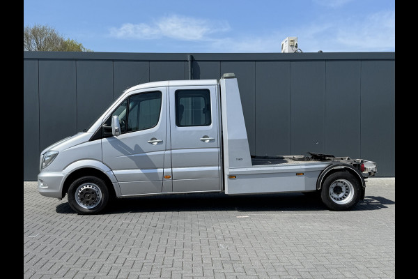 Mercedes-Benz Sprinter 519 3.0 CDI V6 E6 WB 433 5.0 T / BE-TREKKER 8 TONS / 1e EIG ALS NIEUW / AUTOMAAT / DUBBEL CABINE / AIRCO / CRUISE / NAVI / XENON