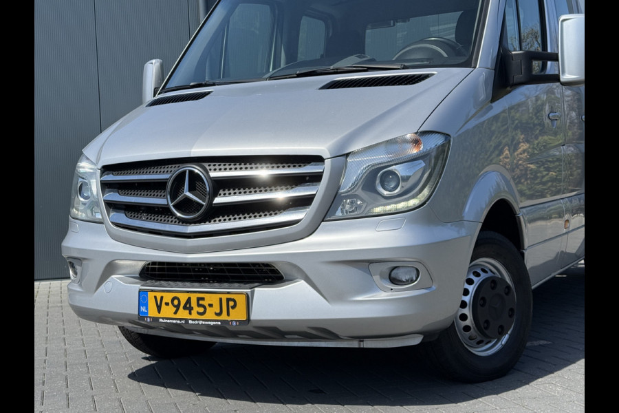 Mercedes-Benz Sprinter 519 3.0 CDI V6 E6 WB 433 5.0 T / BE-TREKKER 8 TONS / 1e EIG ALS NIEUW / AUTOMAAT / DUBBEL CABINE / AIRCO / CRUISE / NAVI / XENON