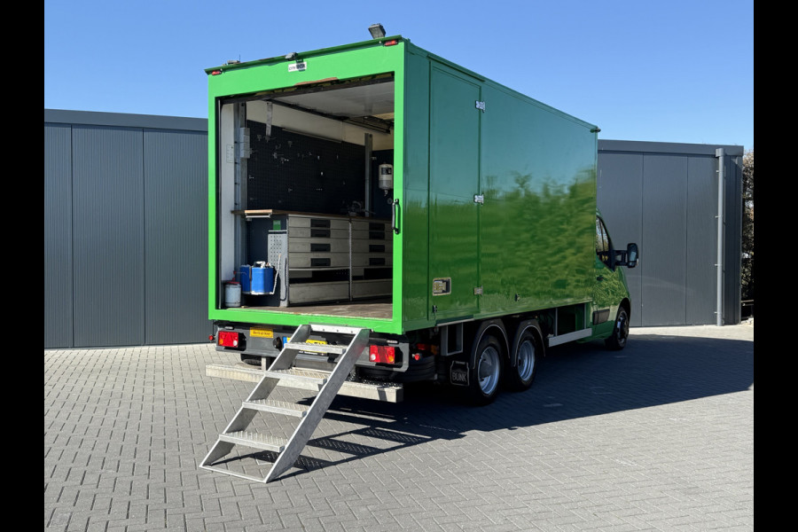 Renault Master T35 2.3 dCi 164 PK E6 / CLIXTAR 2.370 KG LAADVERMOGEN / MOBIELE WERKPLAATS / BOTT INRICHTING / CAMERA / AIRCO / CRUISE