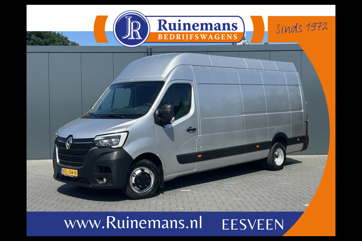 Renault Master T35 2.3 dCi 145 PK / L4H3 / MAXI WB 433 / DUBBEL LUCHT / INRICHTING / 3-ZITS / TREKHAAK / CAMERA / 3000 KG AHG /