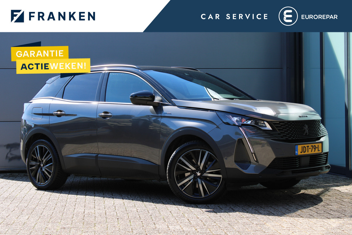 Peugeot 3008 1.6 HYbrid 225 GT | Black Pack | Navigatie 3D | Adaptieve cruise Actieweken 1 t/m 15 november!
