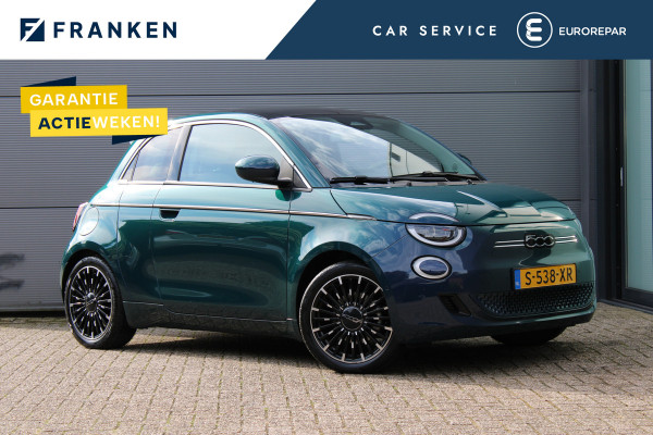Fiat 500 3+1 La Prima 42 kWh | Leder | Camera | BLIS | Navigatie | Carplay Actieweken 1 t/m 15 november!