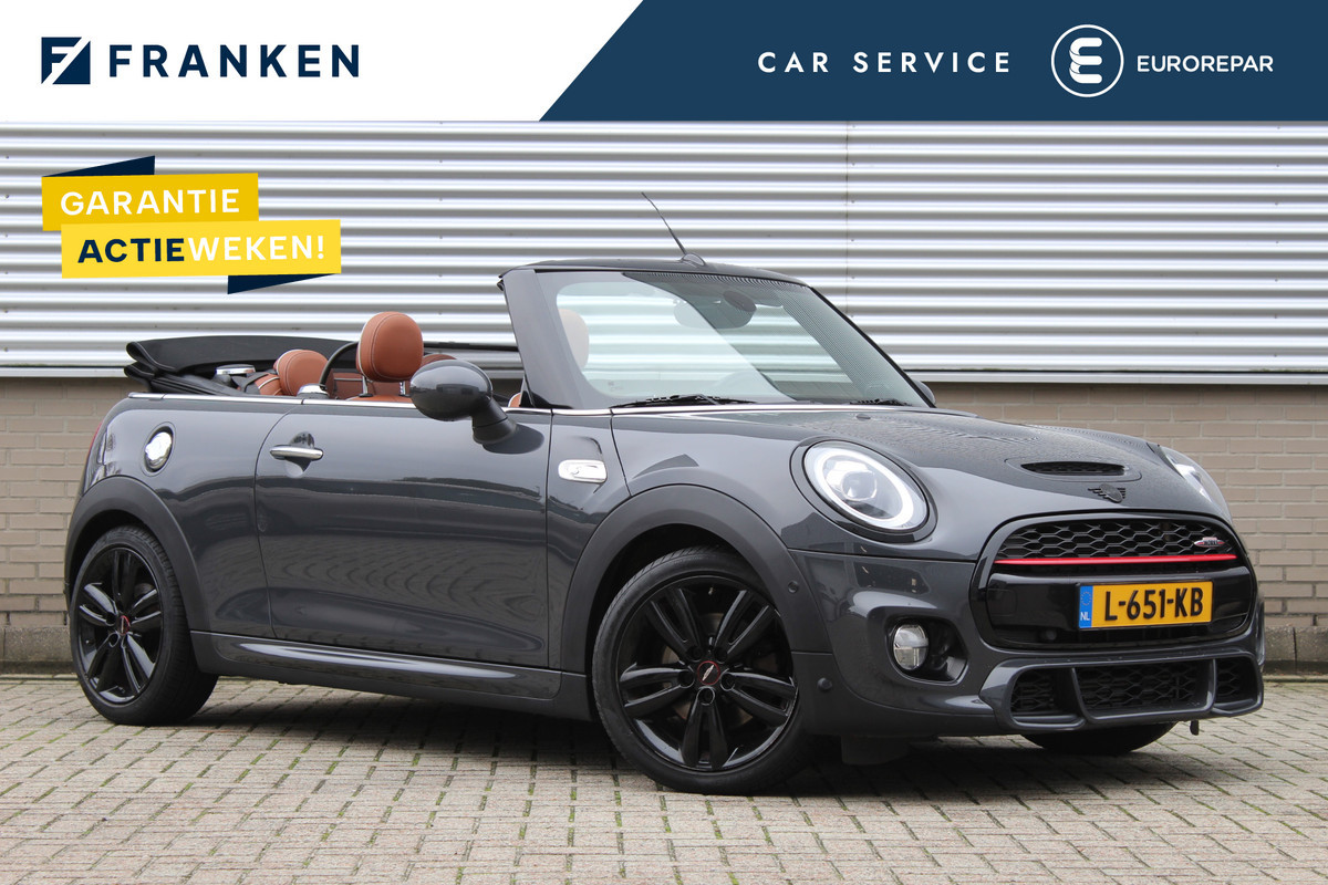 MINI Cabrio 2.0 Cooper S Chili | JCW | Leder | Harman Kardon | Navigatie | Camera Actieweken 1 t/m 15 november!