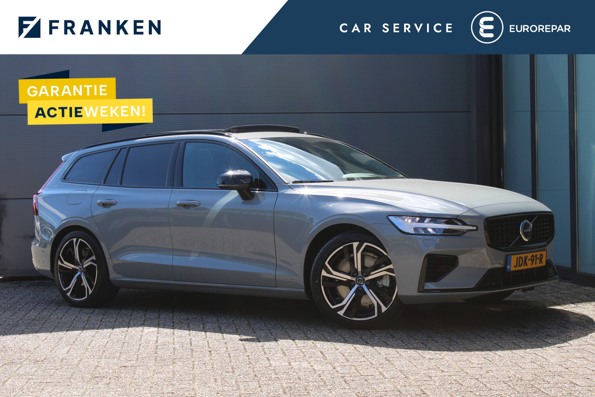 Volvo V60 2.0 T6 Plug-in hybrid AWD Plus Dark | Panoramadak | Trekhaak | H/K | 360 Camera Actieweken 1 t/m 15 november!