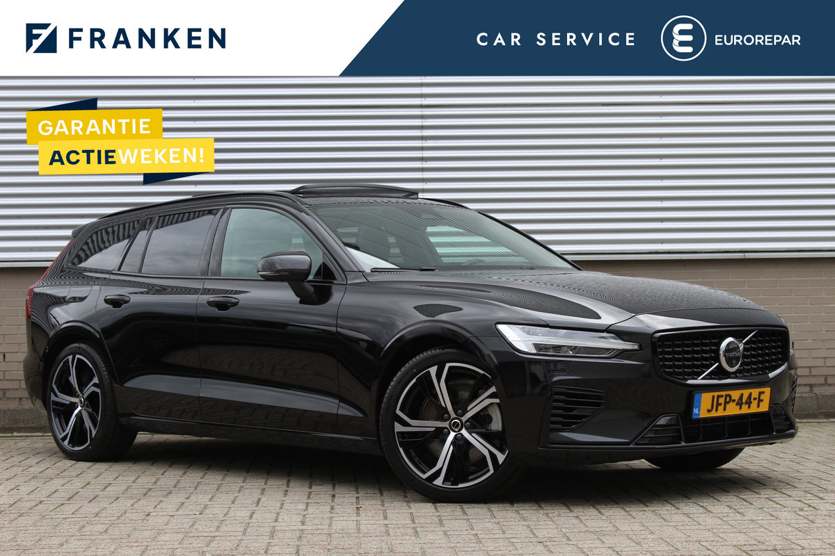 Volvo V60 2.0 T6 Plug-in hybrid AWD Plus Dark | Panoramadak | Trekhaak | H&K | BLIS | 360 Camera | Winterpack Actieweken 1 t/m 15 november!