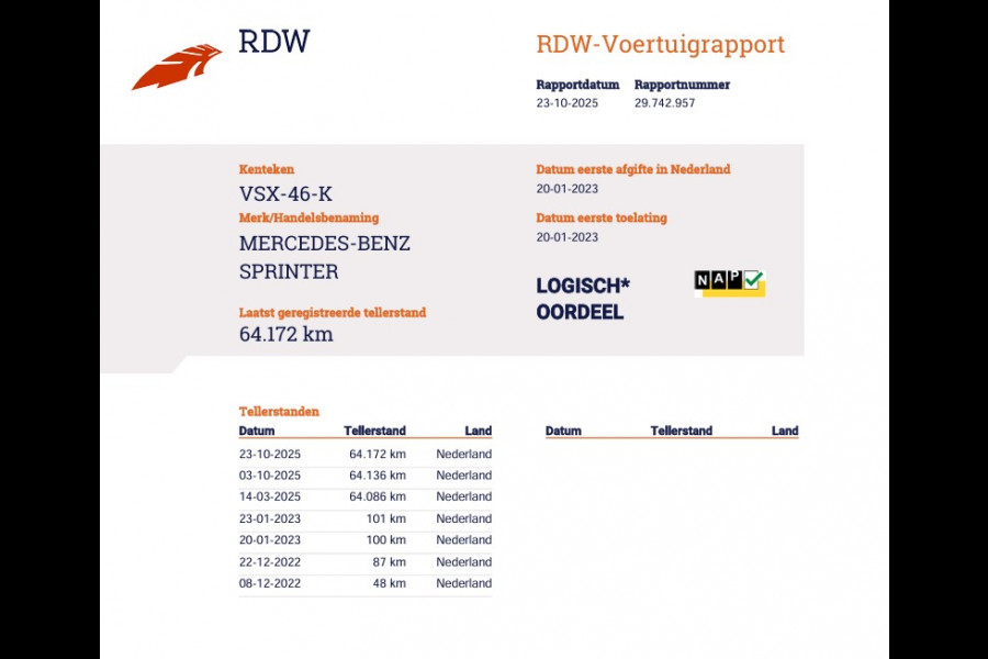 Mercedes-Benz Sprinter 515 CDI Euro 6 Automaat Bakwagen - Laadklep - Trekhaak