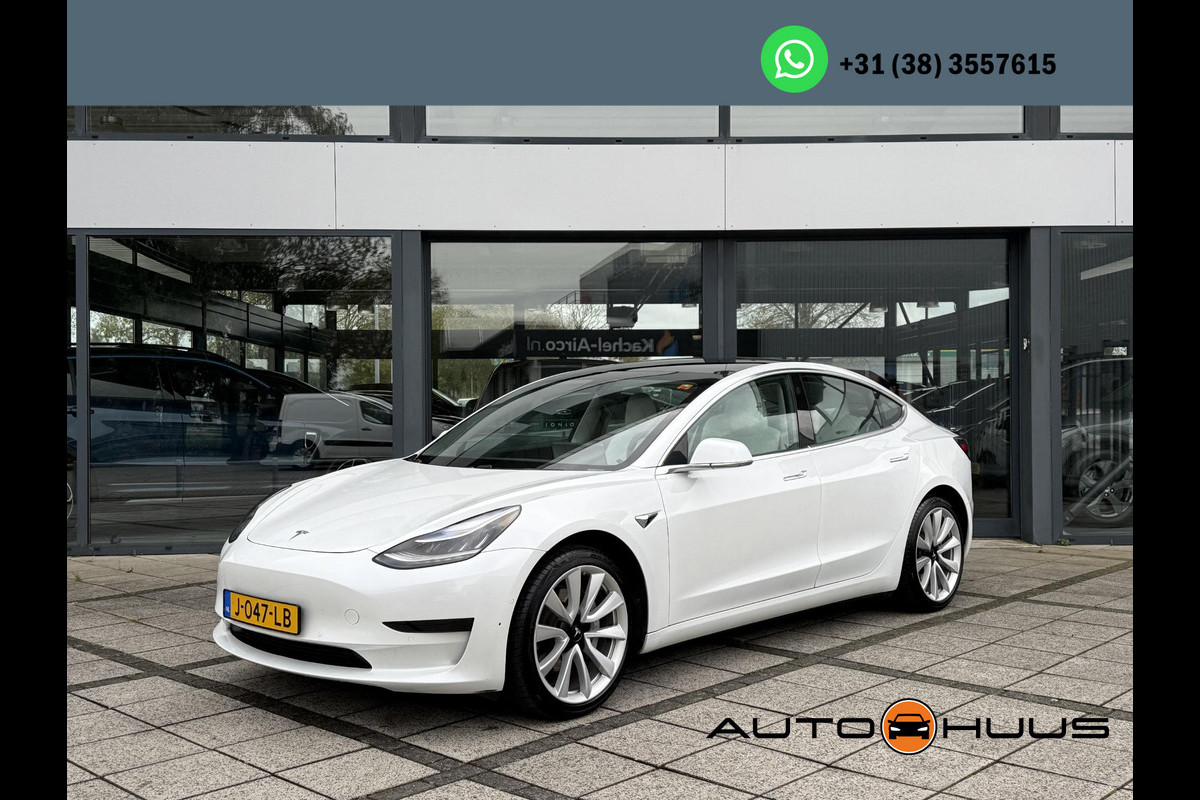 Tesla Model 3 Range Plus | Autopilot | Panorama | Wit Leder | LMV |