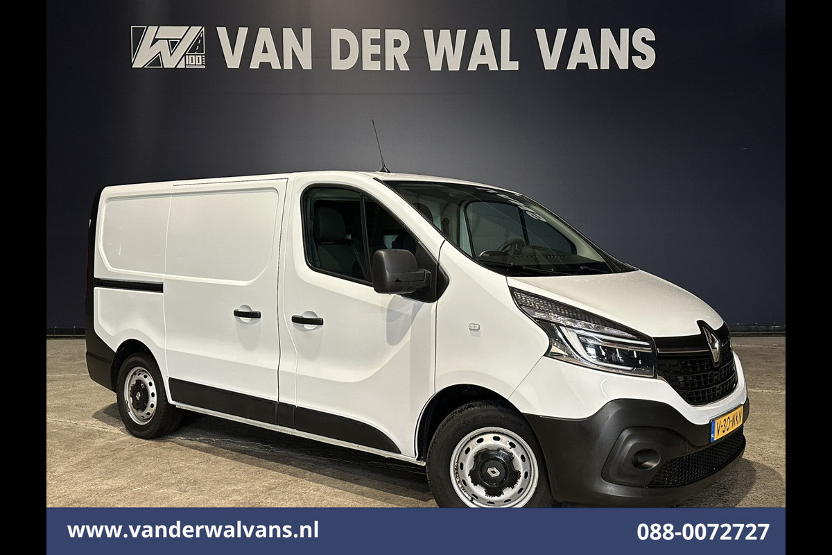 Renault Trafic 2.0 dCi 120pk L1H1 Euro6 Airco | LED | Navigatie | Cruisecontrol | Trekhaak | Omvormer Parkeersensoren, Bijrijdersbank