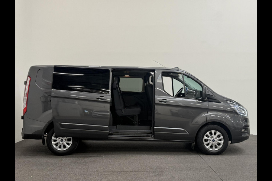 Ford Transit Custom 300 2.0 TDCI L2H1 Limited Dubbele Cabine Automaat Navi Airco 2 Schuifdeuren Trekhaak PDC Carplay DAB