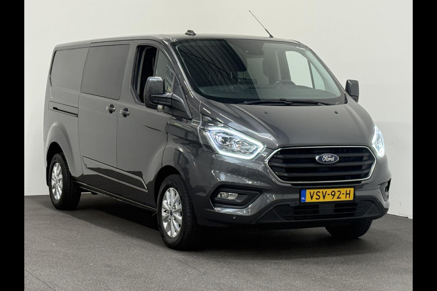 Ford Transit Custom 300 2.0 TDCI L2H1 Limited Dubbele Cabine Automaat Navi Airco 2 Schuifdeuren Trekhaak PDC Carplay DAB