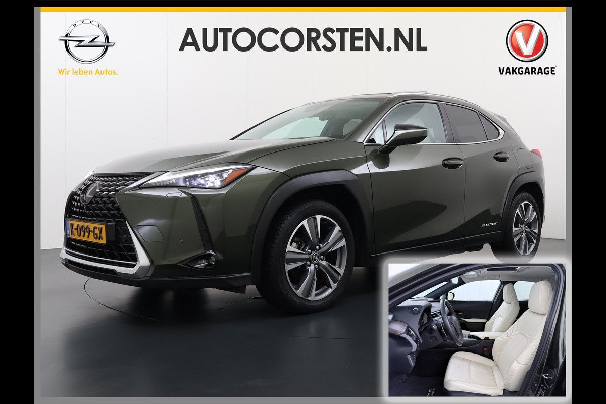 Lexus UX 300e 54kWh 204pk Leer 360°Camera Executive Navi Ecc Stoel+Stuurverwarming Schuif/Kanteldak HUD Adaptive-Cruise Apple Carplay And Miracast™ WiFi Blindspot monitoring Elek.Achterklep lane Assist DAB Bluetooth 1e Eigenaar Origineel Nederlandse Auto Nieuwprijs €64.000,- Lexus UX 300e 54kWh 204pk Leer 360°Camera Executive Navi Ecc Stoel+Stuurverwarming Schuif/Kanteldak HUD Adaptive-Cruise Apple Carplay And Miracast™ WiFi Blindspot monitoring Elek.Achterklep lane Assist DAB Bluetooth 1e Eigenaar Origineel Nederlandse Auto Nieuwprijs €64.000,-