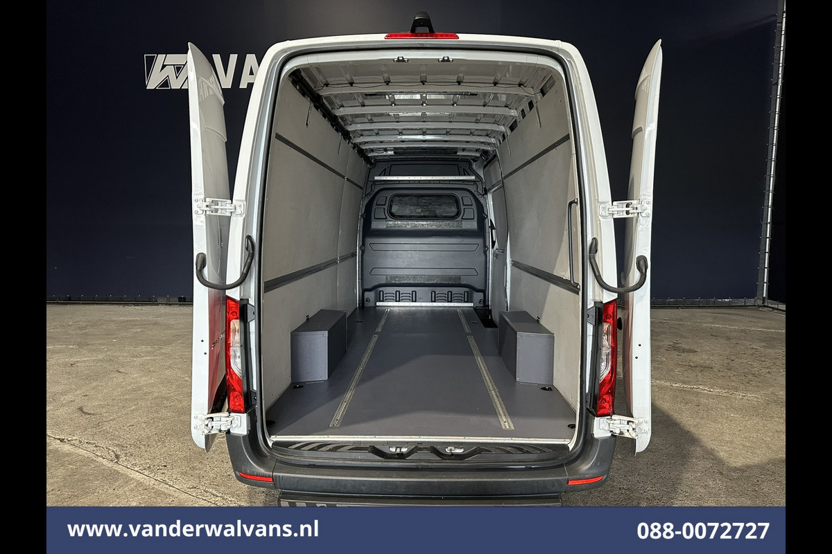 Mercedes-Benz Sprinter 315 CDI 150pk L3H2 Euro6 Airco | Camera | Cruisecontrol | Groot multimediascherm Stoelverwarming, Bijrijdersbank, 270 Graden achterdeuren