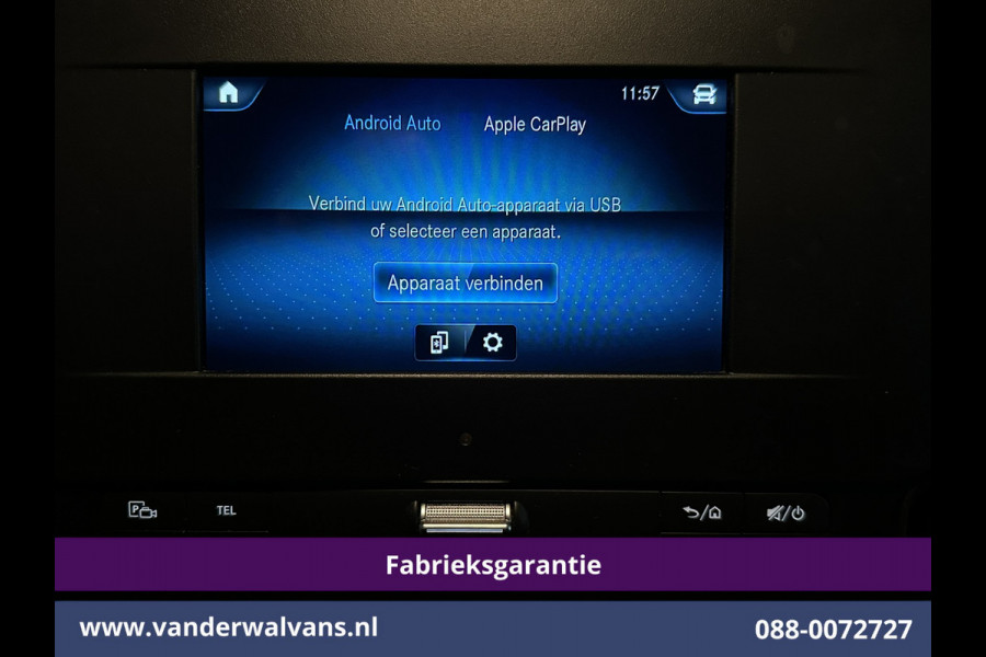 Mercedes-Benz Sprinter 315 CDI 150pk L3H2 Fabrieksgarantie Euro6 Airco | Camera | Apple Carplay | Android Auto Parkeersensoren, Bijrijdersbank