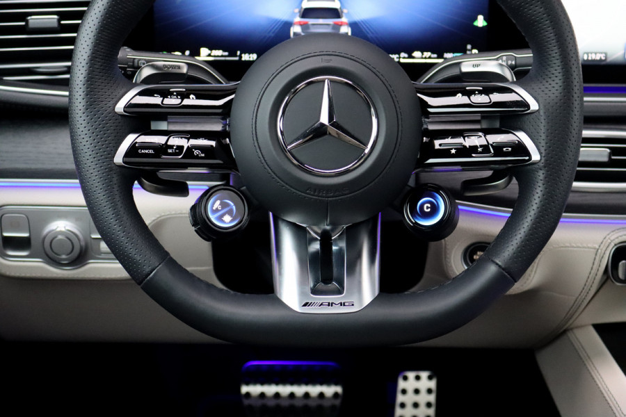 Mercedes-Benz GLE AMG 53 Hybrid Premium 4MATIC+ Aut9 | Luchtvering | Distronic | Memory | Trekhaak | Stoelventilatie | Verwarmd Stuurwiel | HUD | Burmester | Luchtkwaliteitspakket | Keyless Go | Augmented Reality |