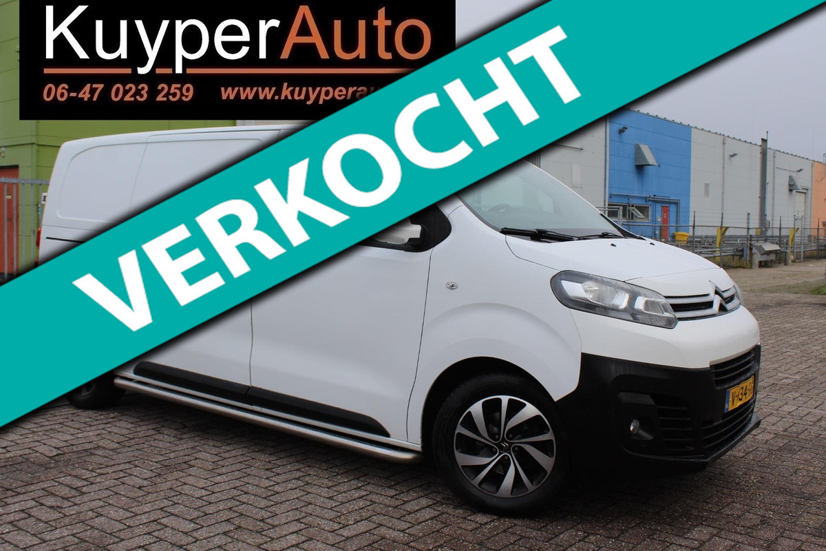 Citroën Jumpy 2.0 BlueHDI 120 Club M S&S 1e eig ,EURO 6, camera airco cruise trekhaak multimedia