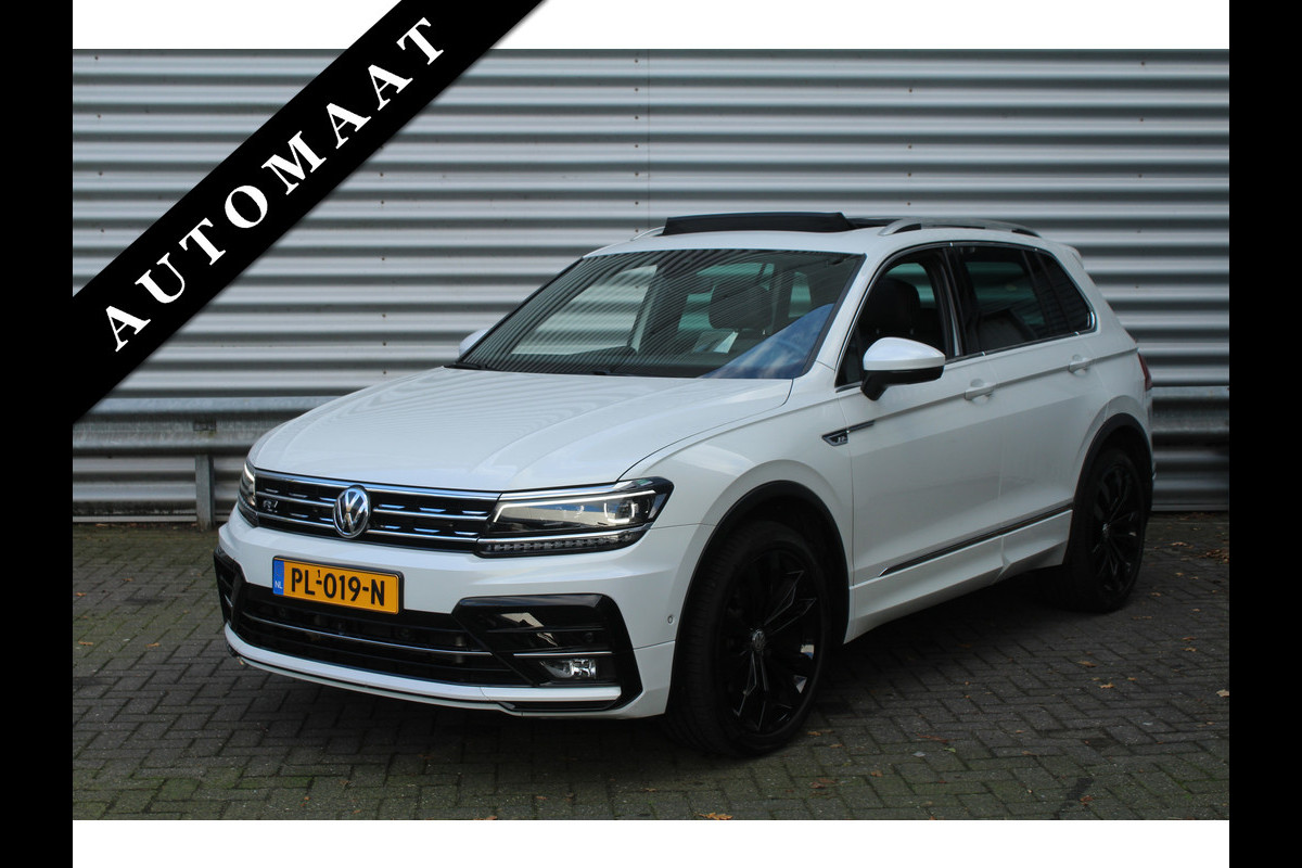 Volkswagen Tiguan 2.0 TSI 221pk 4Motion R Line NL-Auto NAP Panoramadak Clima Cruise Navi Carplay 360 Camera Leder HUD 20"LMV