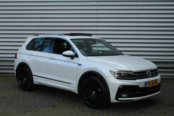 Volkswagen Tiguan 2.0 TSI 221pk 4Motion R Line NL-Auto NAP Panoramadak Clima Cruise Navi Carplay 360 Camera Leder HUD 20"LMV