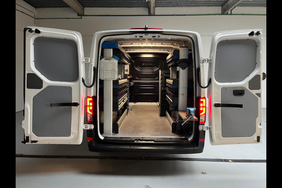 Volkswagen Crafter Automaat DSG Servicewagen 35 2.0 TDI euro6 140PK L3H2 (oude L2H1) Highline 3Persoons, SORTIMO, RIJKLAARPRIJS