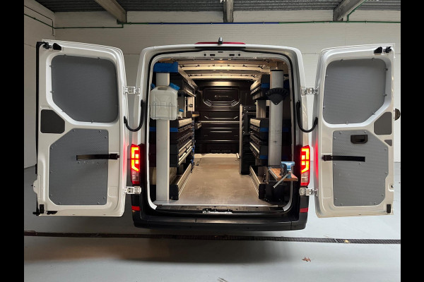 Volkswagen Crafter Automaat DSG Servicewagen 35 2.0 TDI euro6 140PK L3H2 (oude L2H1) Highline 3Persoons, SORTIMO, RIJKLAARPRIJS