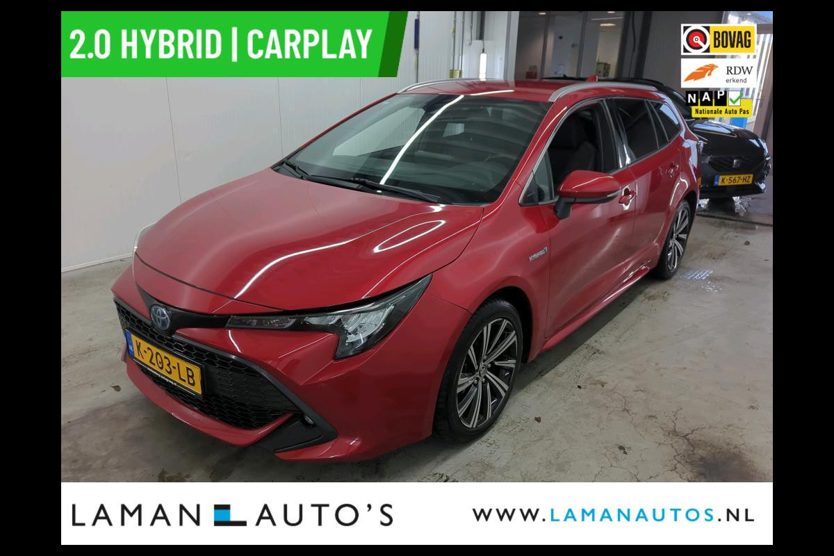 Toyota Corolla Touring Sports 2.0 Hybrid 184pk Business Plus | CarPlay Halfleder 17" LMV ECC LED ACC Camera Metallic | Hybrid Voorschoten