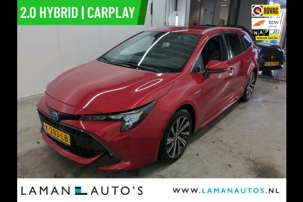 Toyota Corolla Touring Sports 2.0 Hybrid 184pk Business Plus | CarPlay Halfleder 17" LMV ECC LED ACC Camera Metallic | Hybrid Voorschoten