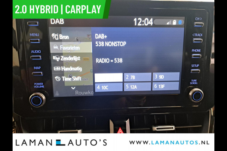 Toyota Corolla Touring Sports 2.0 Hybrid 184pk Business Plus | CarPlay Halfleder 17" LMV ECC LED ACC Camera Metallic | Hybrid Voorschoten