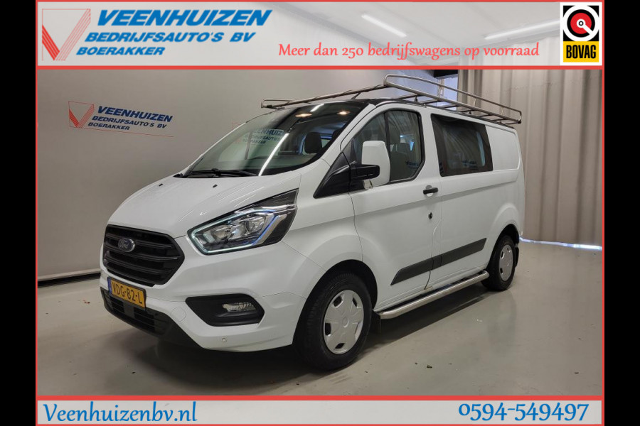 Ford Transit Custom 2.0TDCI Dubbele Cabine Trekhaak Euro 6!