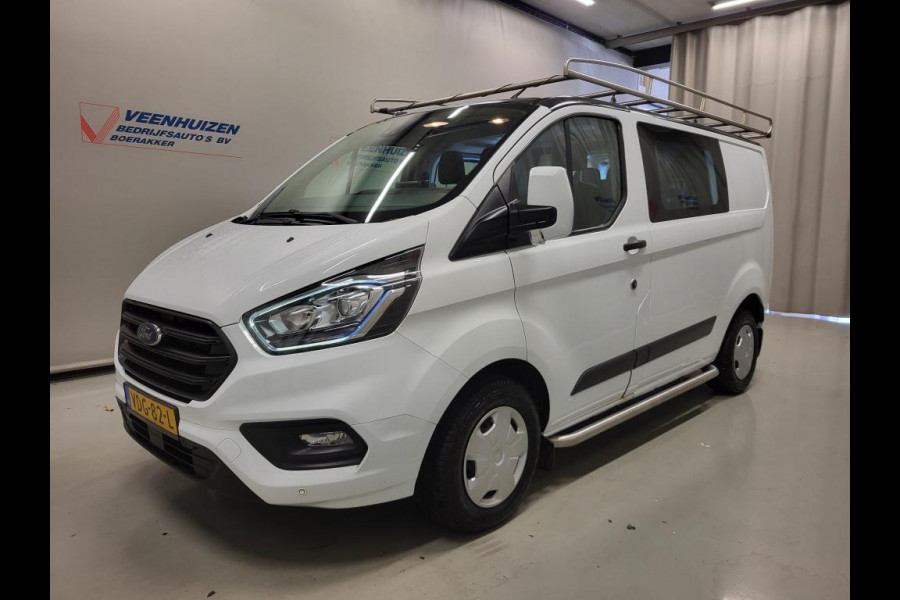 Ford Transit Custom 2.0TDCI Dubbele Cabine Trekhaak Euro 6!