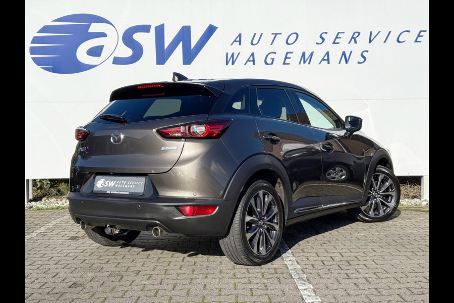 Mazda CX-3 2.0 SkyActiv-G 121 Luxury | Trekhaak | CarPlay | Camera | LED | HUD | 18 inch