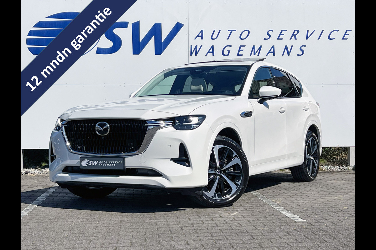 Mazda CX-60 2.5 e-SkyActiv PHEV Takumi | Trekhaak | Pano | BOMVOL! Mazda CX-60 2.5 e-SkyActiv PHEV Takumi | Trekhaak | Pano | BOMVOL!