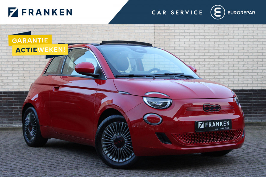 Fiat 500 RED 42 kWh | Navigatie | Winterpack | Red edition Actieweken 1 t/m 15 november!