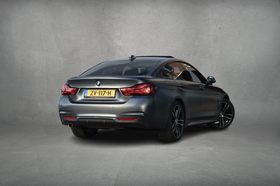 BMW 4 Serie Gran Coupé 418i High Executive | M-Sport | CarPlay | Schuifdak | Leer | Stoelverw.