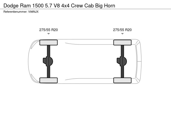 Dodge Ram 1500 5.7 V8 4x4 Crew Cab Big Horn