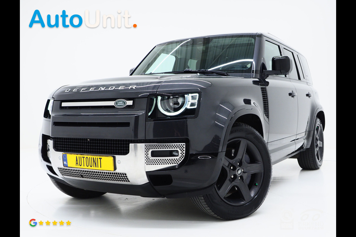 Land Rover Defender 110 2.0 P400e 110 Carpathian | Panoramadak | Black Design | Luchtvering | 360 | Adaptive | Trekhaak
