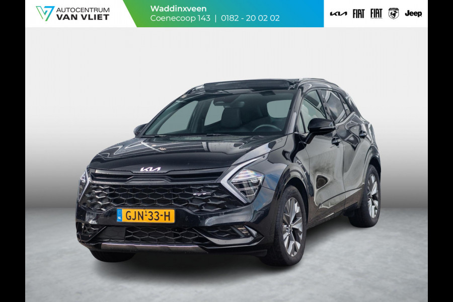 Kia Sportage 1.6 T-GDi Hybrid GT-Line l Navigatie l Apple carplay en Android auto l Stoel en Stuurwiel verwarming l Elektrisch Schuifkantel dak l