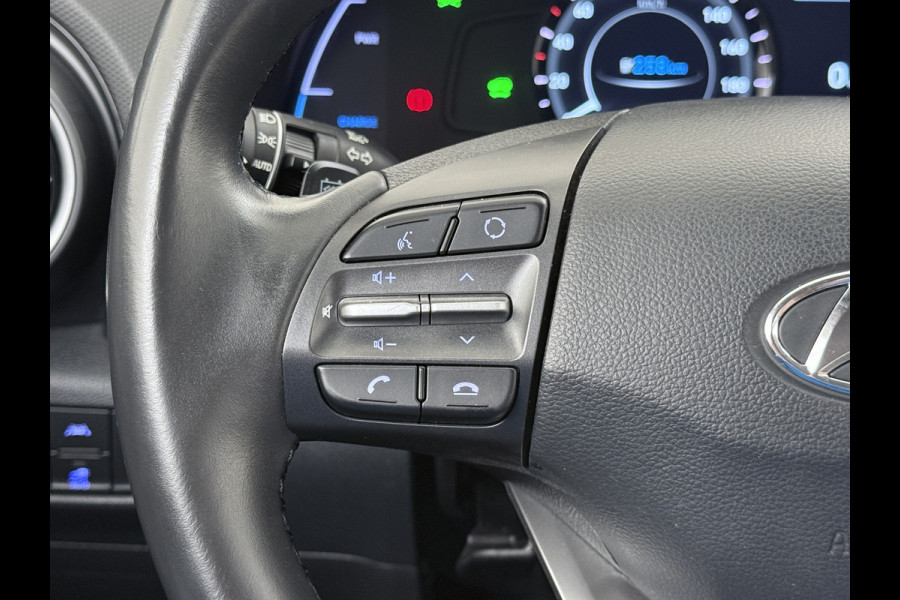 Hyundai Kona EV 64kWh Leer Warmtepomp Camera Adap. Cruise + stop&go Apple Carplay Android Comfort Ecc Pdc Navi* Isofix DAB Led Lmv 17" Lane Assist FCA Keyless 1e Eigenaar Origineel Nederlandse Auto