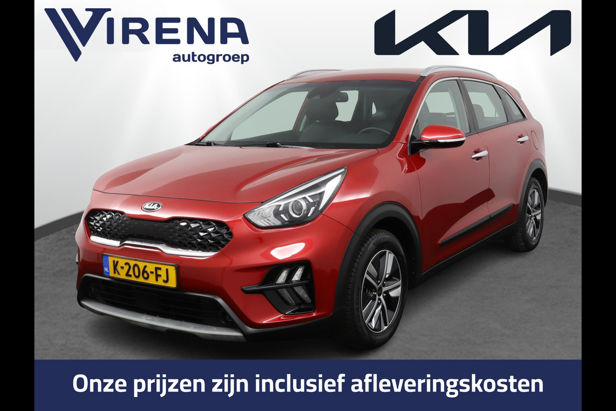 Kia Niro 1.6 GDi Hybrid DynamicLine Apple Carplay/Android Auto - Cruise Control - Lederen Bekleding - Navigatie - Fabrieksgarantie tot 12-2027 Kia Niro 1.6 GDi Hybrid DynamicLine Apple Carplay/Android Auto - Cruise Control - Lederen Bekleding - Navigatie - Fabrieksgarantie tot 12-2027