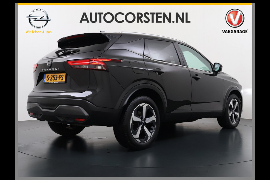 Nissan QASHQAI AUT T 158PK MHEV N-Connecta Pano-dak 360°Camera Adaptieve Cruise Hybrid Apple Carplay Android Auto Navi Ecc Pdc DAB Lmv Led Bluetooth Privacy Glas Wifi Xtronic N-Connecta Origineel Nederlandse Auto Nieuwprijs van €44.540,-