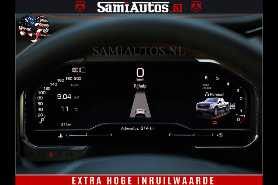 GMC Sierra AT4 | VIRTUAL COCKPIT | BOM VOL | DC | RAM DEALER NEDERLAND | 6.2 V8 4X4 | GRIJSKENTEKEN | DUBBELE CABINE | PICK UP | VOORRAAD 261530 |