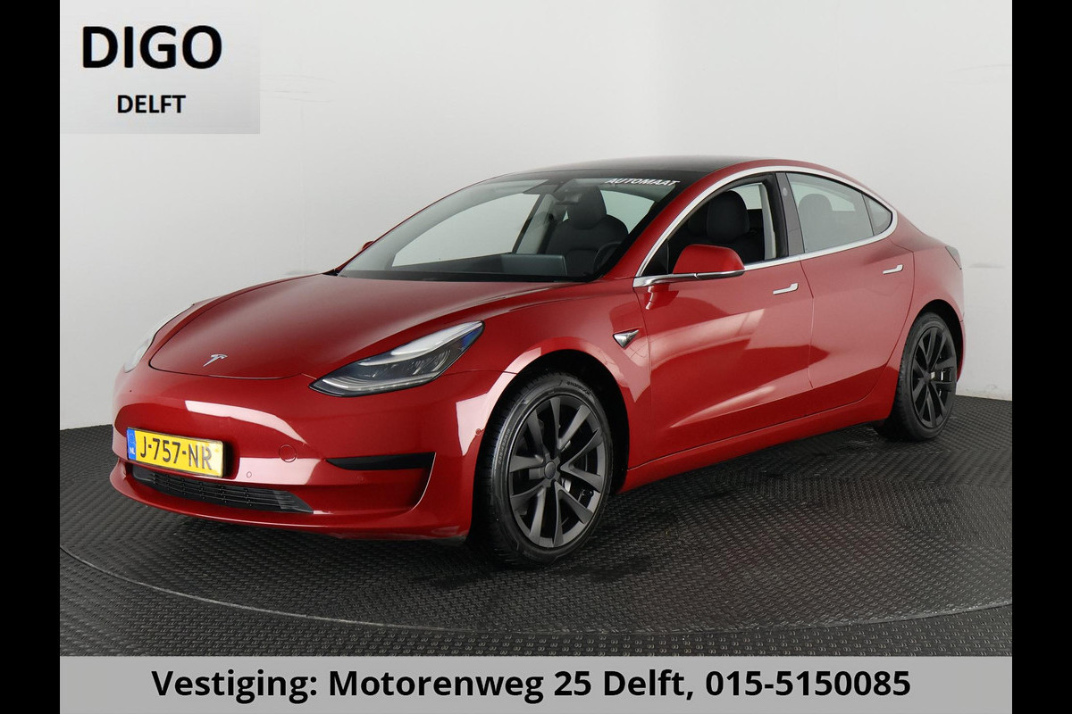 Tesla Model 3 RWD 60 kWh (238PK) ACCUTEST 91% BEREIK 391 KM GARANTIE MOGELIJK 9-2030* PANO.LEDER. STOELVERWARMING