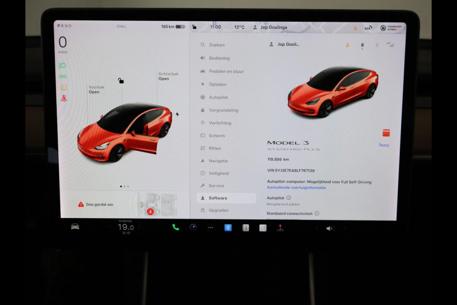 Tesla Model 3 RWD 60 kWh (238PK) ACCUTEST 91% BEREIK 391 KM GARANTIE MOGELIJK 9-2030* PANO.LEDER. STOELVERWARMING