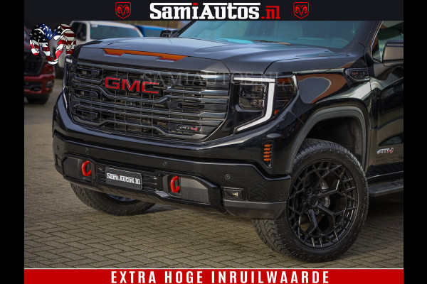 GMC Sierra AT4 6.2 V8 | Alle opties | VIRTUAL COCKPIT | DC | RAM DEALER NEDERLAND | Dubbele Cabine met Royale 5 Zitplaatsen | BPM vrij | Nu Leverbaar uit Voorraad | Voorraad Nr 238919 |