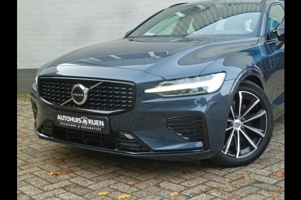 Volvo V60 2.0 T6 Plug-in hybrid AWD Plus Dark|Panodak|Pilot-Assist|BLIS|Memory|Long-Range|Denim Blue
