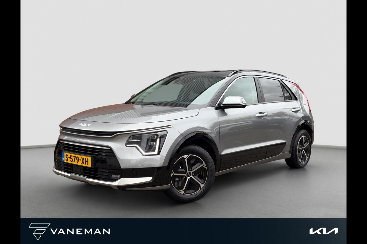 Kia Niro 1.6 GDi Hybrid DynamicPlusLine Automaat | Leder | Stoel & Stuurverwarming | Camera | Cruise | Dodehoek | Navi | Apple Carplay & Android Auto |