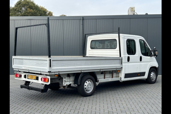 Peugeot Boxer 2.0 164 PK EURO 6 / PICK UP / OPEN LAADBAK / 49.917KM !! / 1e EIG. / 7-PERS DUBBELE CABINE / TREKHAAK / AIRCO / BLUETOOTH